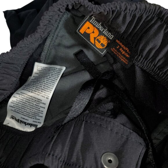 Timberland Pro Cargo Jogger Pants Women's 2 Black Nylon Stretch Utility Gorpcore - Picture 6 of 6